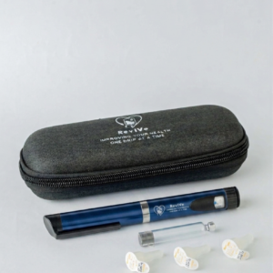 CJC1295 w DAC 20mg peptide vial and injection pen by RevIVe