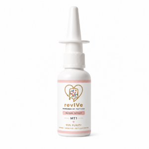 MT1 nasal spray peptide bottle by RevIVe